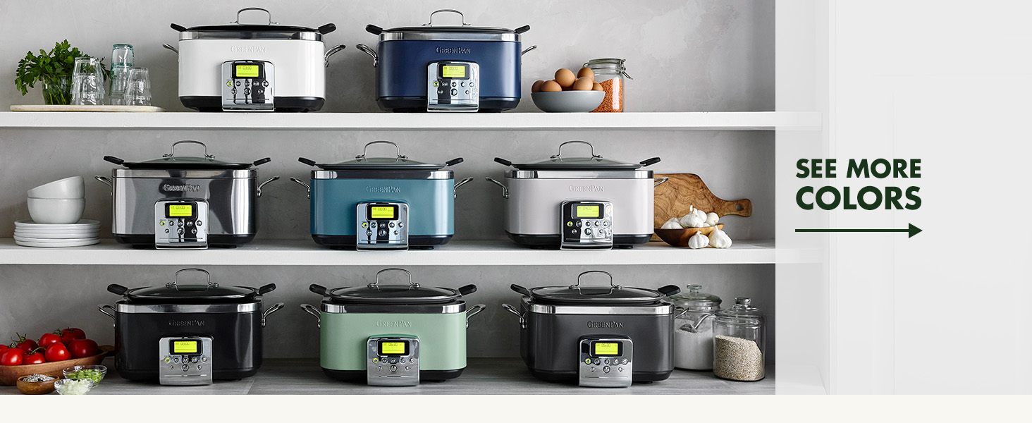 GreenPan, Ceramic Nonstick, PFAS-Free, Non-Toxic, Electrics, Slow Cooker