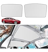 Amazon.com: KUNIST Roof Sunshades for Tesla Model 3 2023