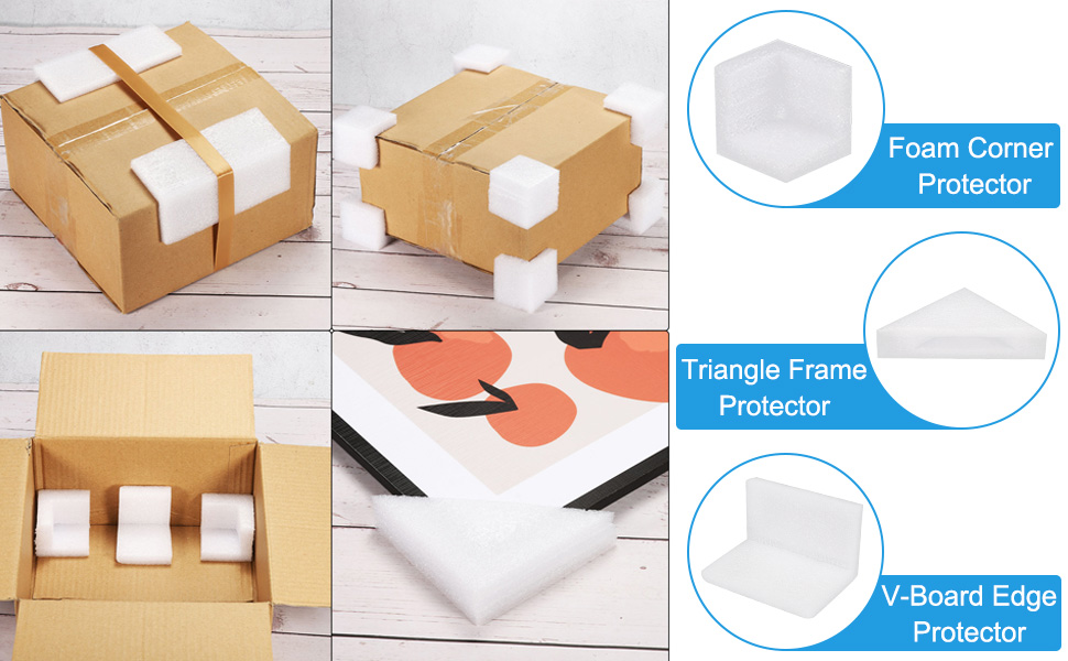 PATIKIL Expandable PE Foam Shipping Edge Protectors 6x6x6cm