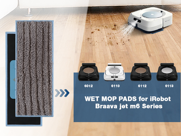 Amazon.com: MXZONE for i-Robot Braava Jet m6 Washable and