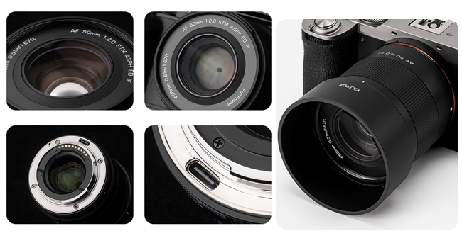 Amazon.co.jp: VILTROX 50mm F2.0 FEマウントソニーE用AF 50mm