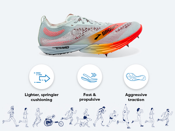 BROOKS HYPERION ELITE MD スパイクシューズ 27.5 Amazon.com | Brooks Unisex Hyperion Elite MD, Mid Distance