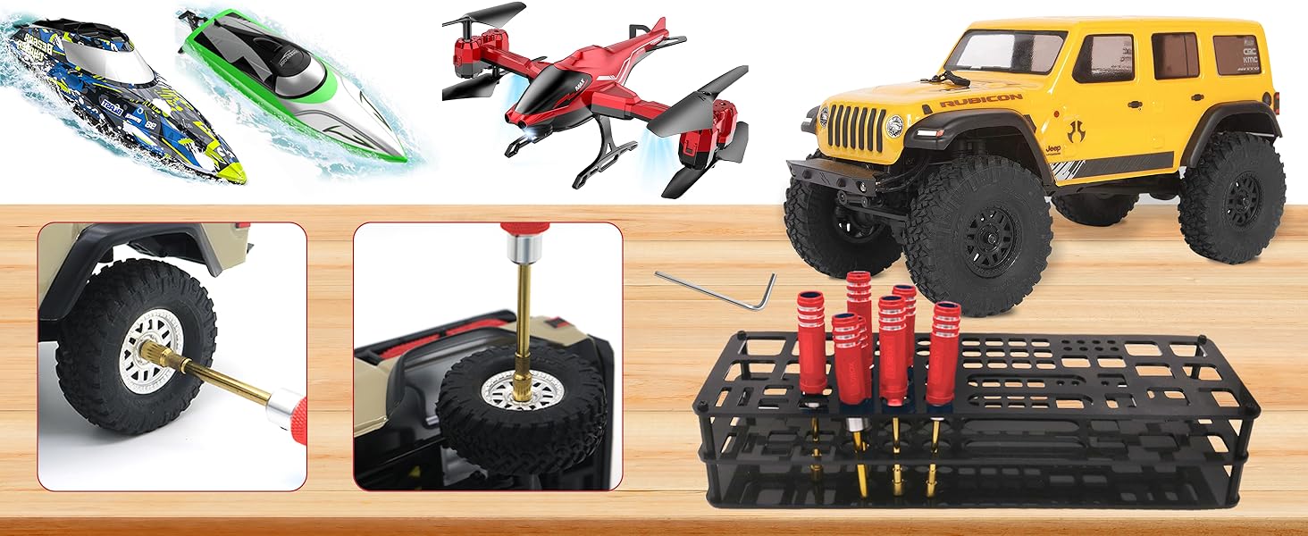 Craznick Hex Nut Driver Set RC Car Tool Kit 2.0mm 2.5mm 3