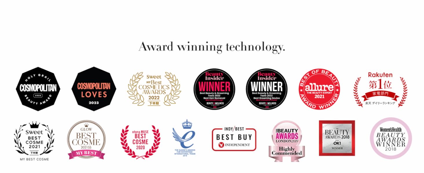 Award winning technology.