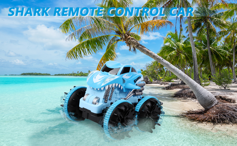 SENBYOWEI Amphibious Remote Control Car Boys Toys Age 68