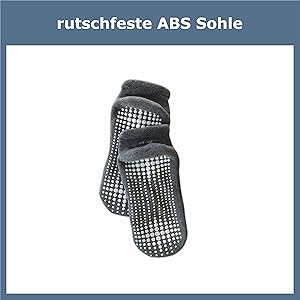 Rutschfeste ABS Sohle