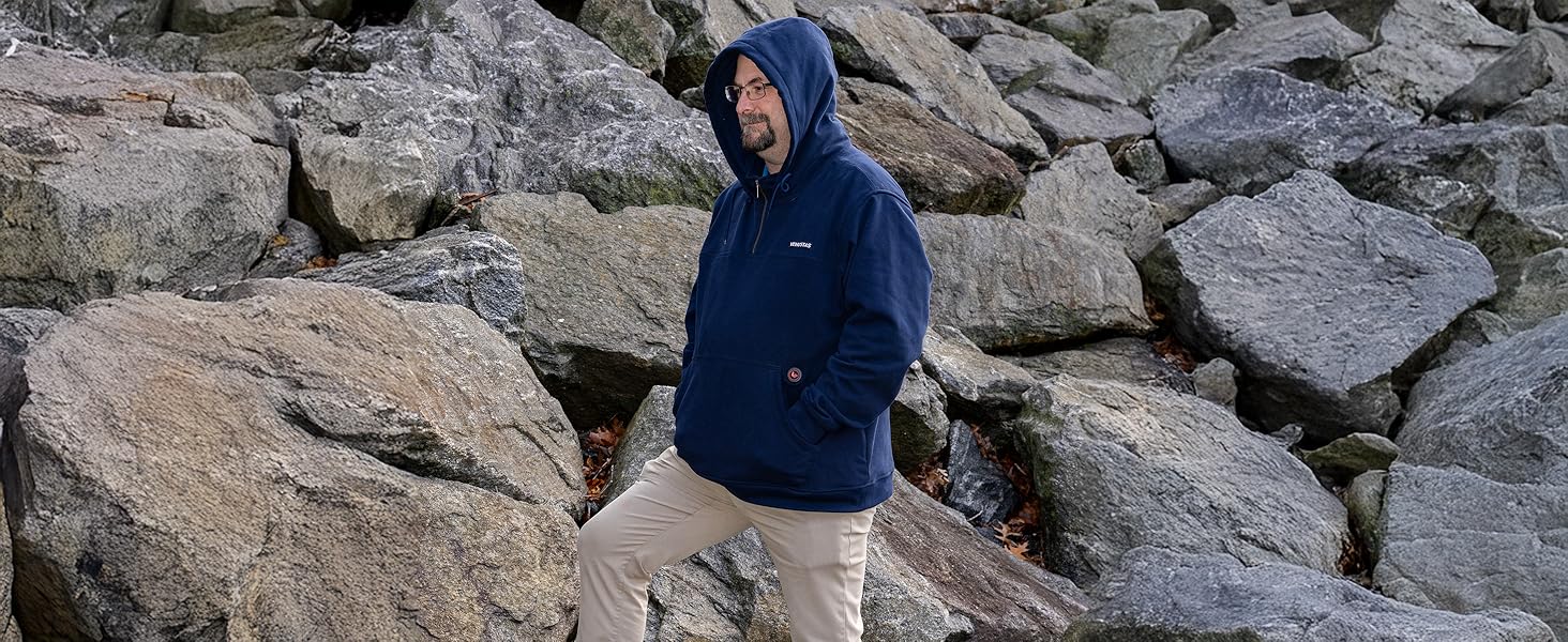 mens heated hoodie