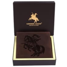 SPN-BFC LONDON ALLEY Sparta Vintage Brown RFID Blocking Men's Leather Wallet