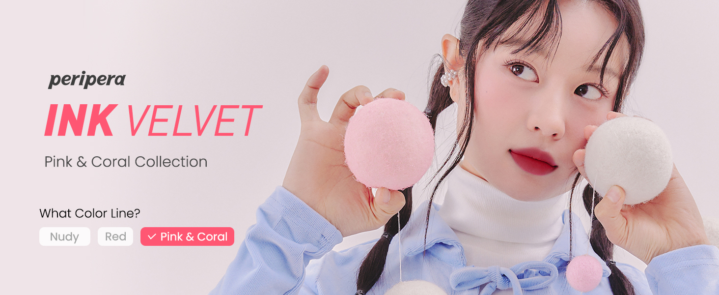 Peripera Ink Velvet Pink & Coral Collection