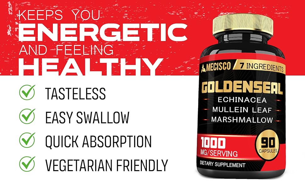 M102. Mec - Goldenseal - 1000mg- 90caps