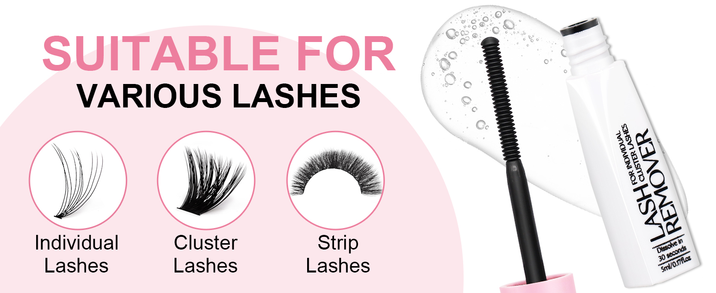 EYE LASH REMOVER FOR DIY LASHES