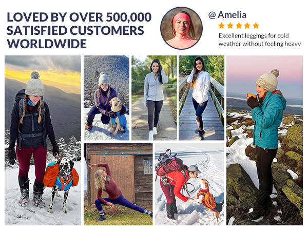 abh145-fleece lined leggings for women