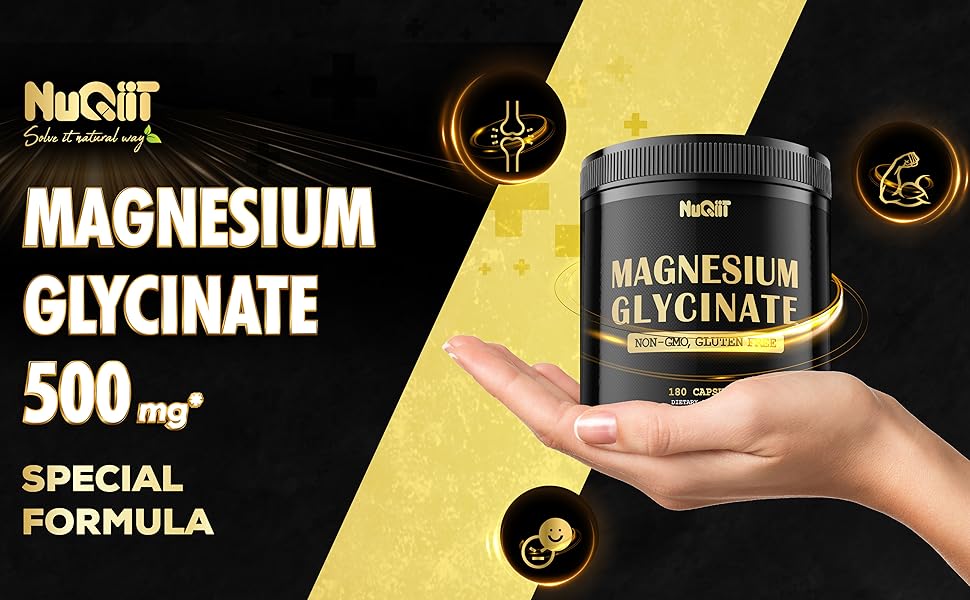 Magnesium Glycinate (2/180Caps)