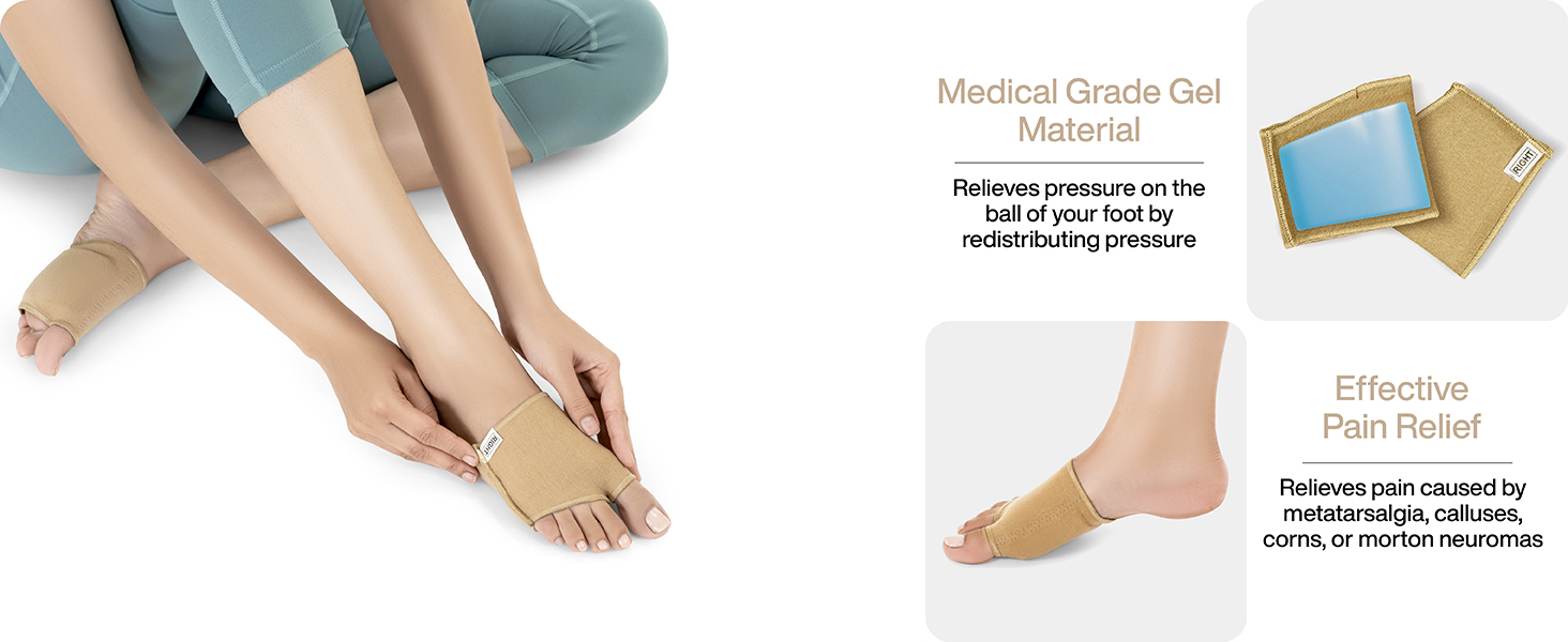Gel Ball of Foot Support Pads for Men and Women