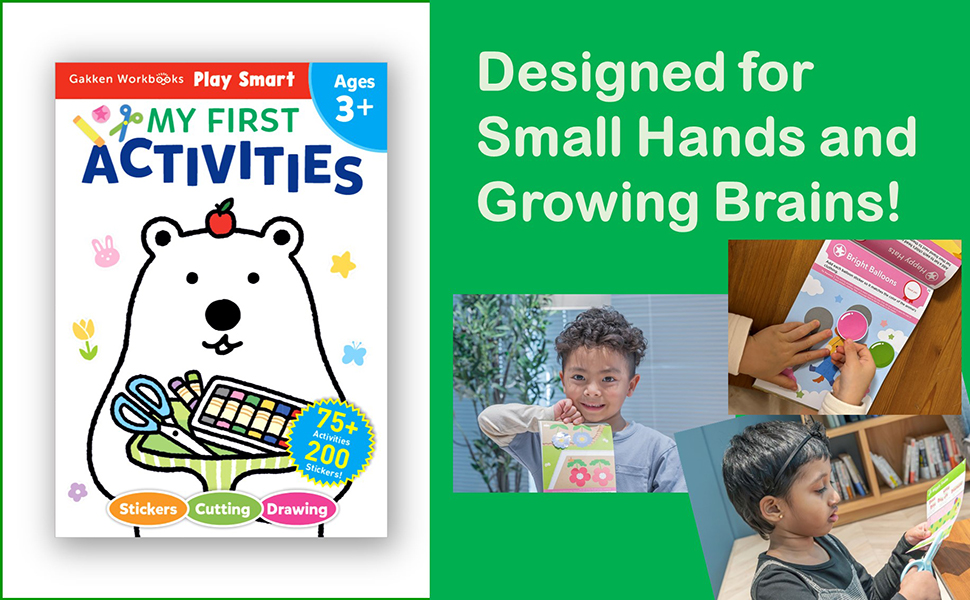 First activities sticker coloring cutting