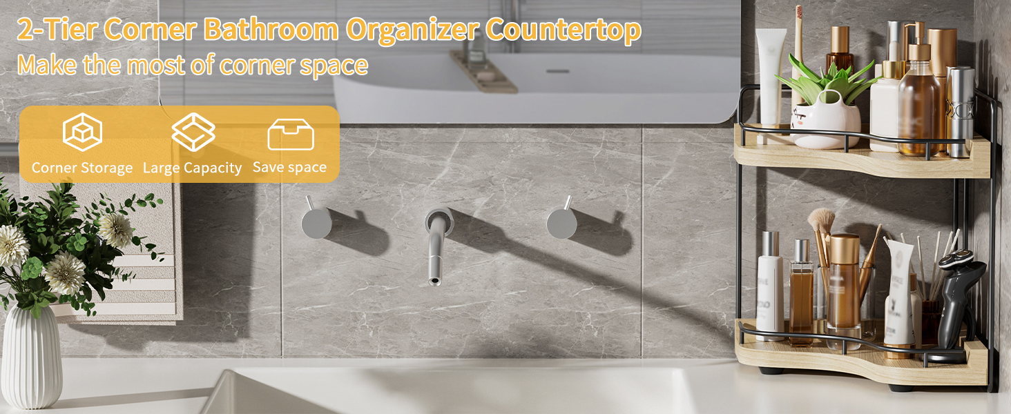 bathroom counter organizer