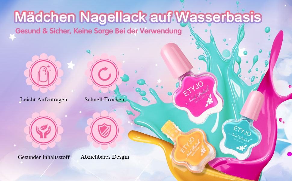 nagellack kinder nagellack für kinder kindernagellack ungiftig