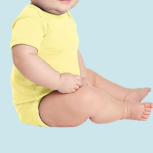 Mafoose Infant Short Sleeve Baby Rib Bodysuit