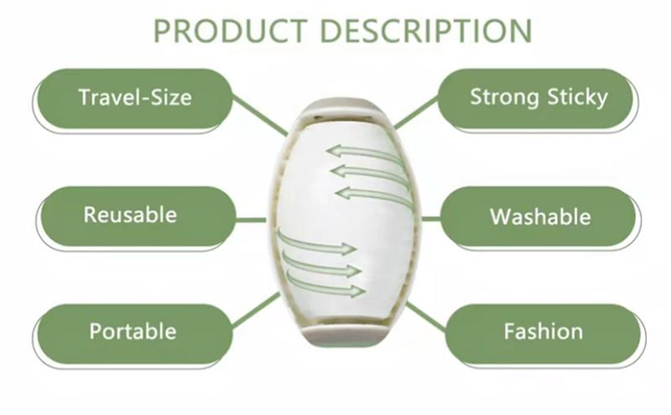 Washable Reusable Extra Sticky Lint Roller for Hair