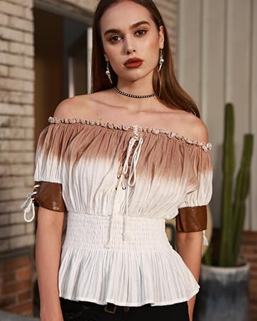 women steampunk shirt