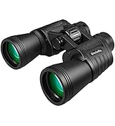 UncleHu 20x50 High Power Binoculars for Adults with Low Light Night Vision, Compact Waterproof Bi...