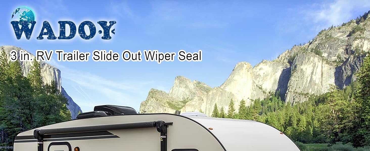 3 inch Rubber Slide Seal for RV Slide Out, Weather