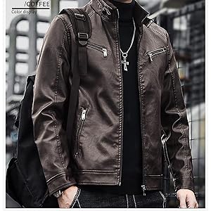 Amazon | （BaLuoTe）レザージャケット メンズ ライダース