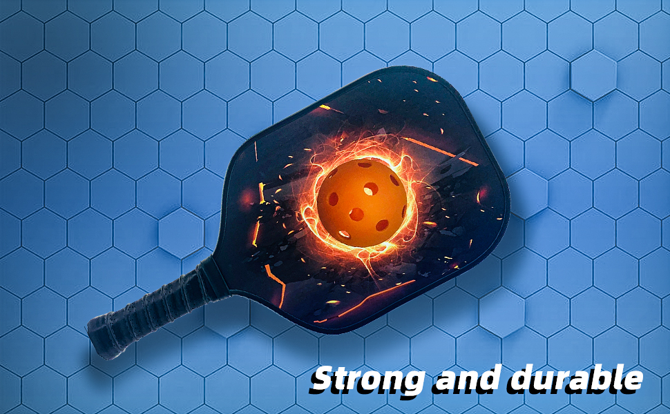 Pickleball Paddles Set Graphite Carbon Fiber Pickleball Set 2 Pack