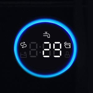 Masina de spalat vase COMFEE Mini Plus TD305-W, 3 seturi, 7 program, Touch Control, LED Display, Delay Start, Alb, Clasa F 8 LED Digital