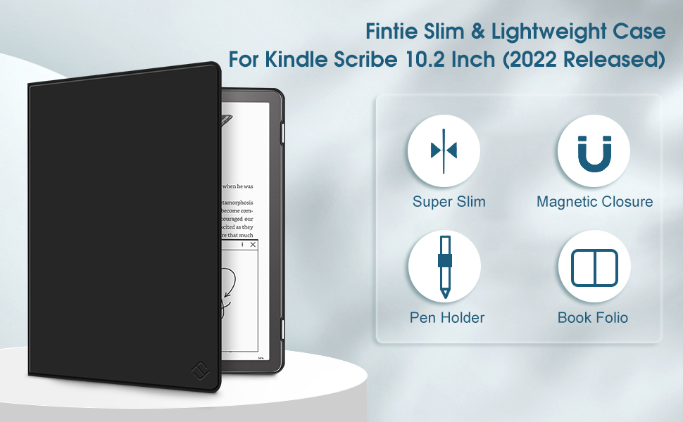 Fintie Hybrid Slim Case for Kindle Scribe 10.2 Inch Tablet (2022 Released