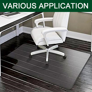Clear PVC Table Protector used on various surfaces,wooden furniture surface cook top floor chair mat