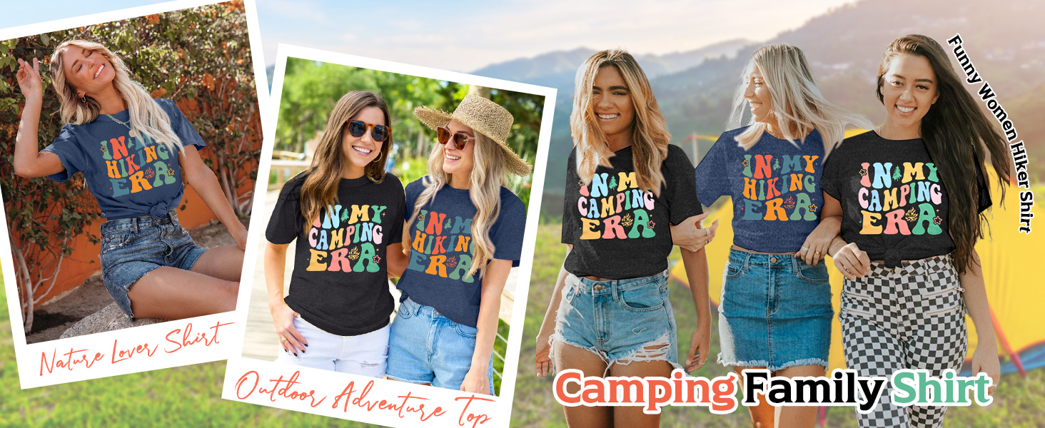 camping shirt women