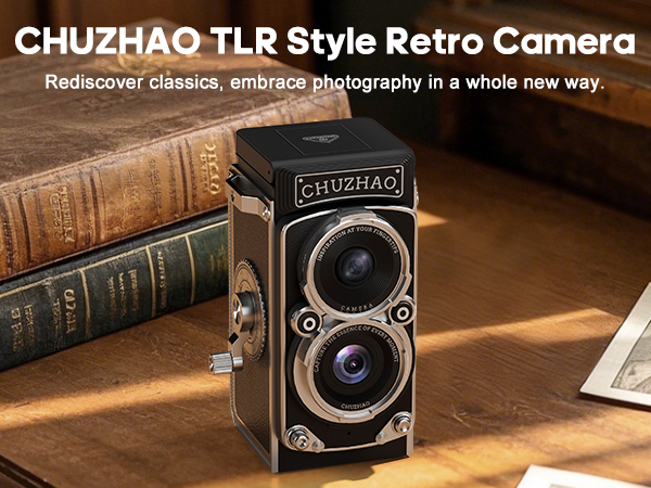 Amazon.com: CHUZHAO Mini Retro Digital Camera - Vintage TLR