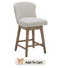 CHITA Counter Height Swivel Barstools