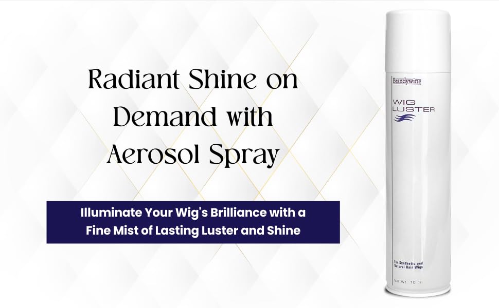 Brandywine Wig Luster, Aerosol Spray, 10 Ounce Hair