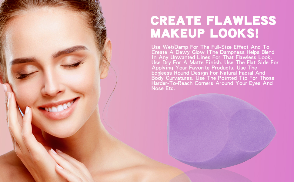 EXTRA LARGE XL Make Up Beauty Sponges Blender,2pcak 11cm