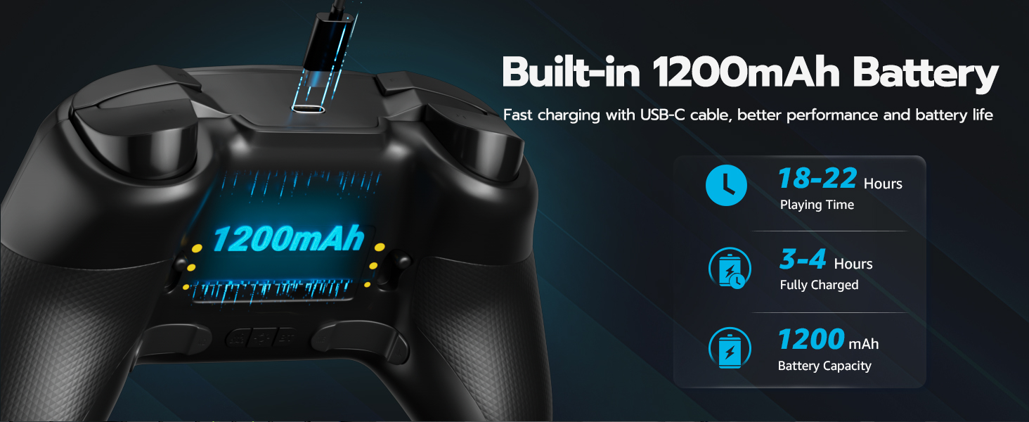 1200mAh Long Battery