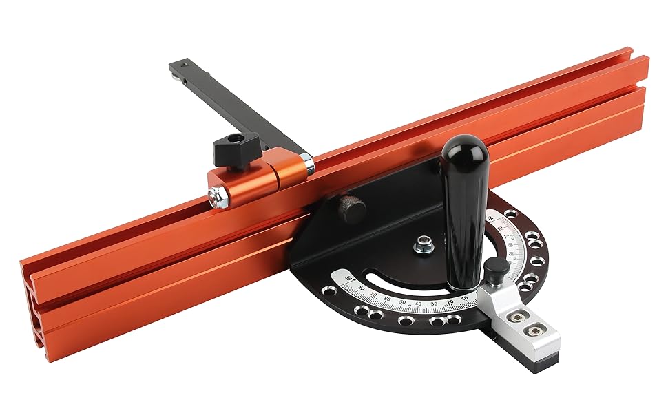 O'SKOOL 18 Inch(457mm) Miter Gauge Fence System, Miter Saw Accessories