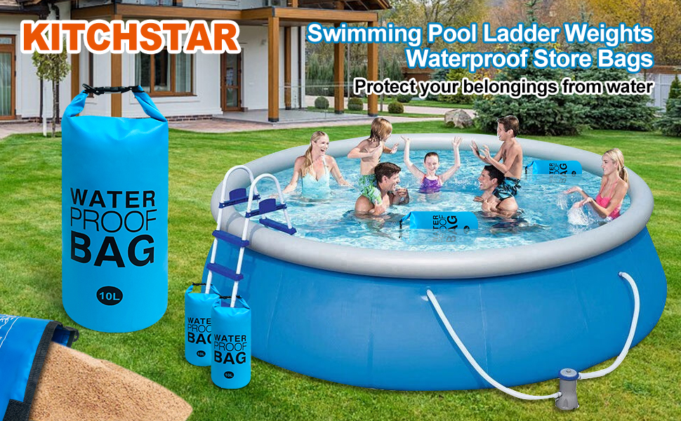 KITCHSTAR Pool Step Weights, Pool Ladder Weights for Above