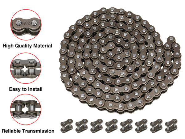 Amazon.com: GREHUA 25H Chain 132 Link Drive Chain & Chain