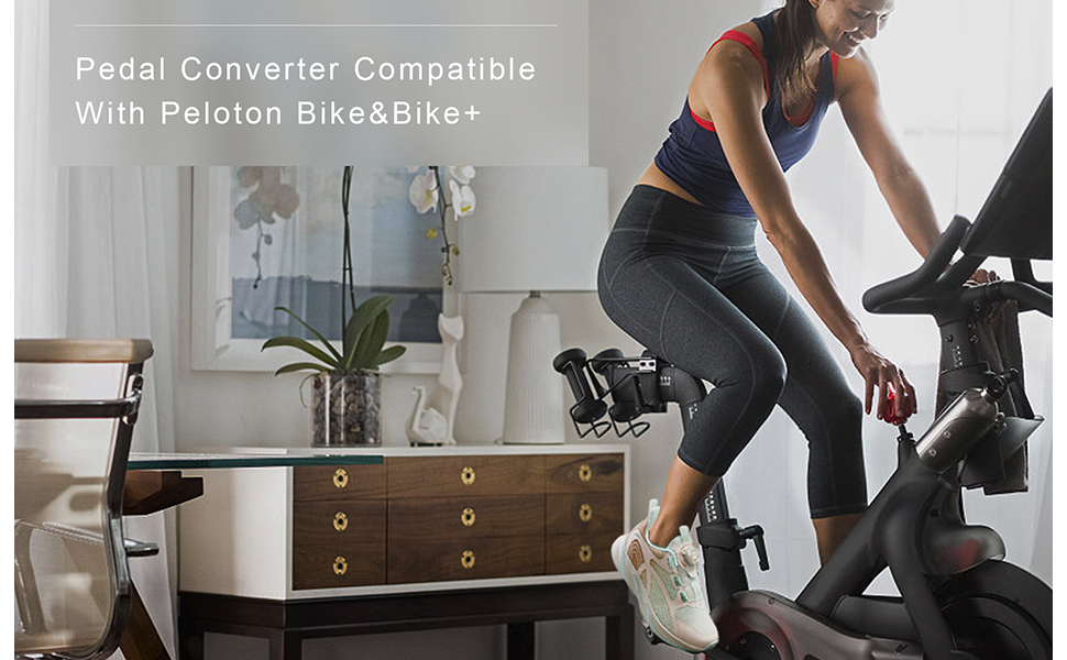 Amazon.com : Ride with Sneakers - Pedal Converters Compatible with - Can You Ride A Peloton Without The Shoes