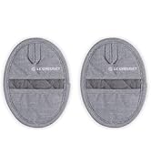 Le Creuset Set of 2 Silicone Pot Grips, Charbon