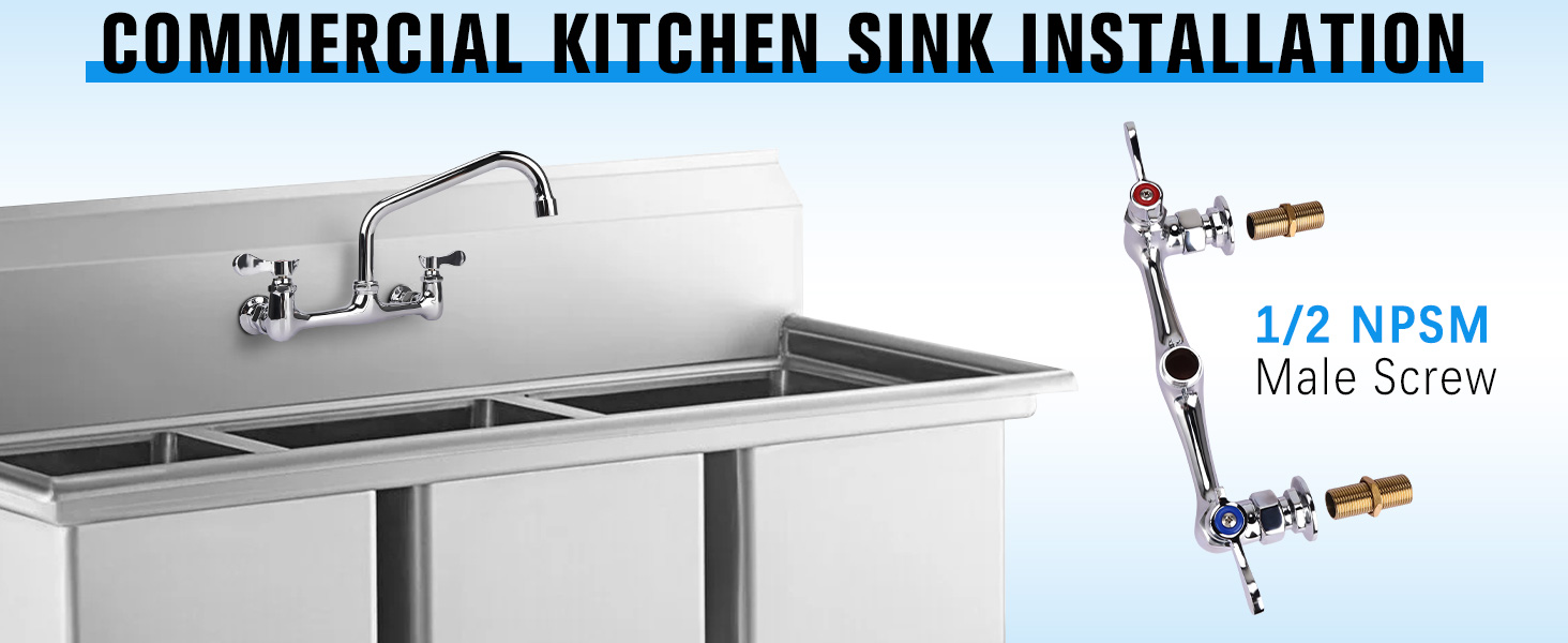 COMMERCIAL KITCHEN SINK INSTALLATION