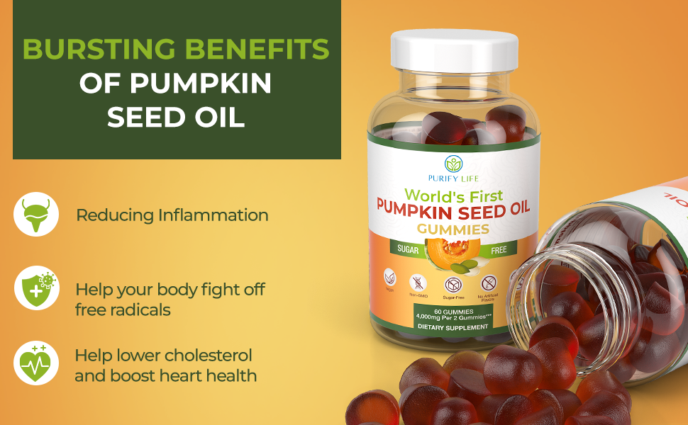 Sugar-Free Pumpkin Seed Oil Gummies