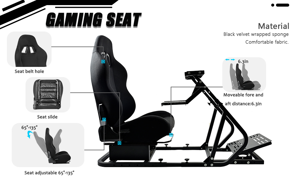 Simulator Cockpit with Seat