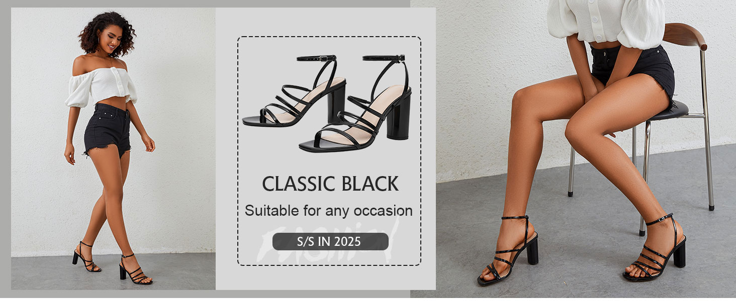black heels for women