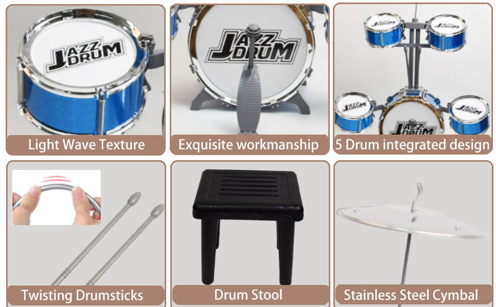 Kids Drum Set Drum Set for Toddler Baby Drum Set