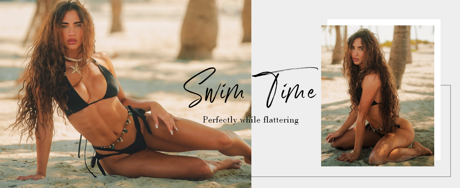 Triangle Bikini Swimsuit-2-1