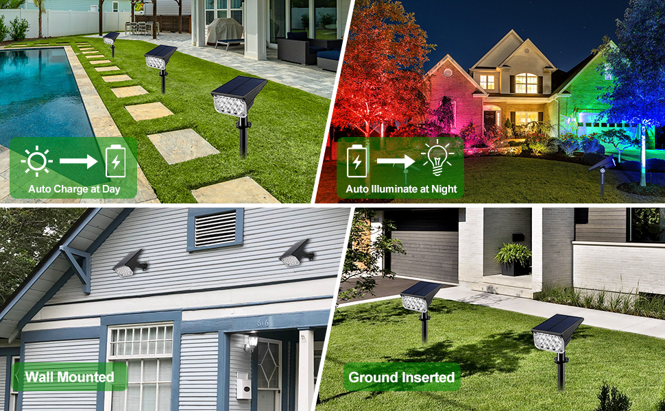 solar spotlight outdoor