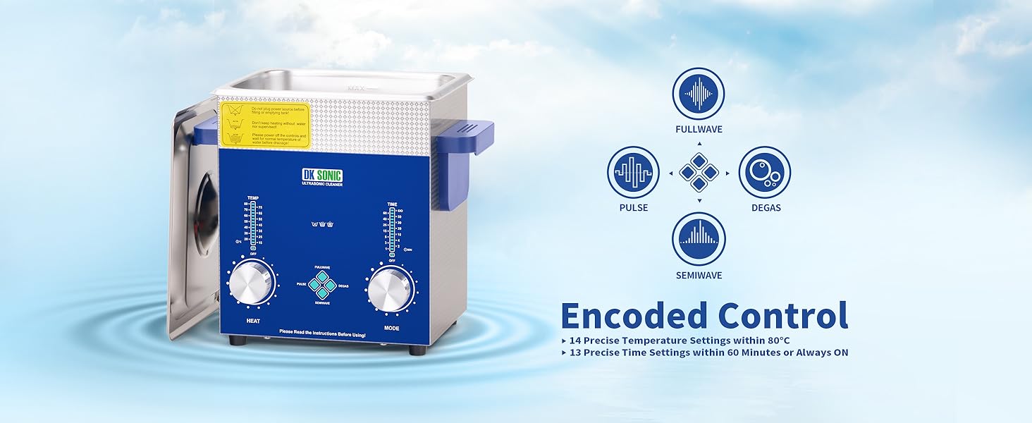 DK SONIC Ultrasonic Cleaner Ultrasonic Jewelry Cleaner,Sonic Cleaner